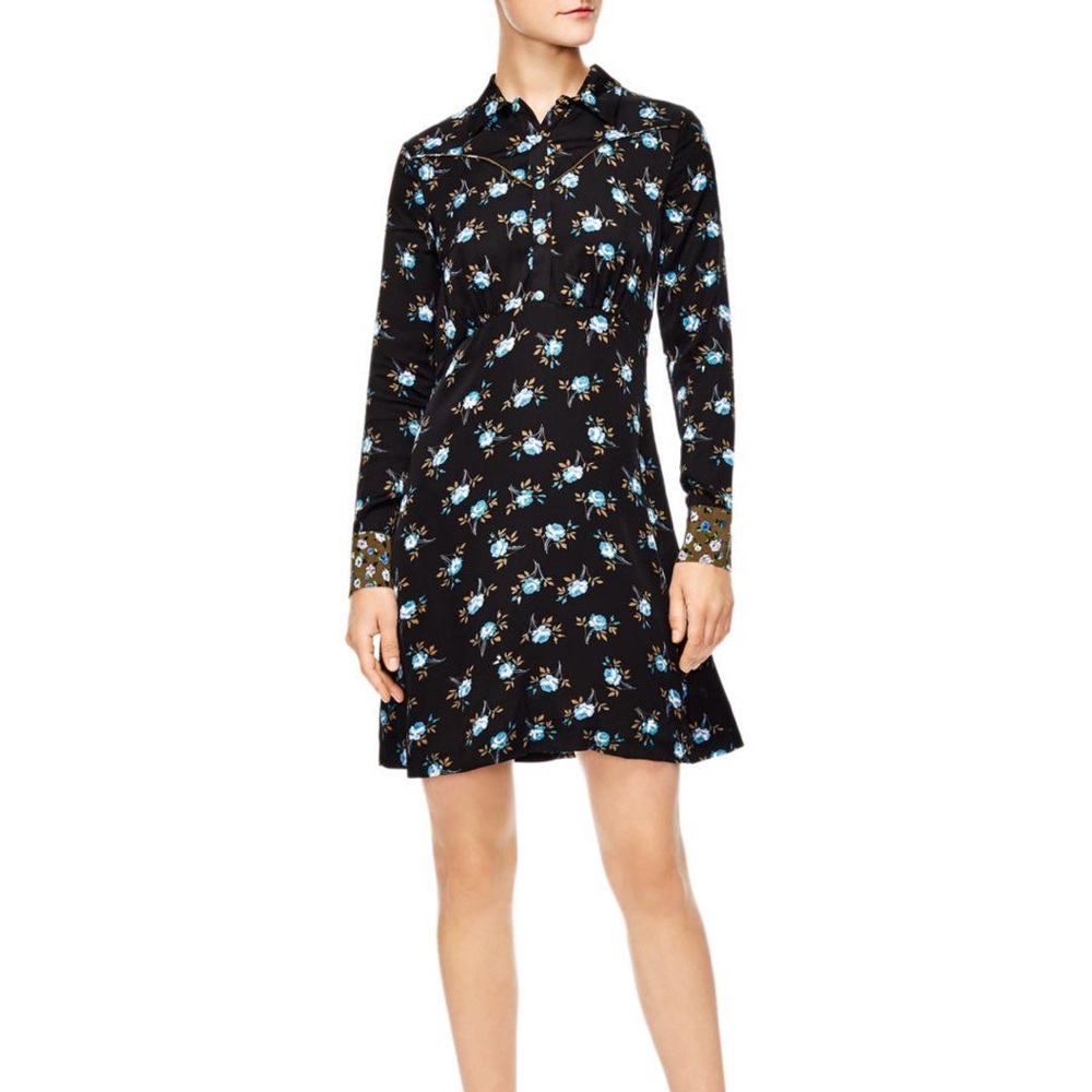 Sandro floral dress - size Small